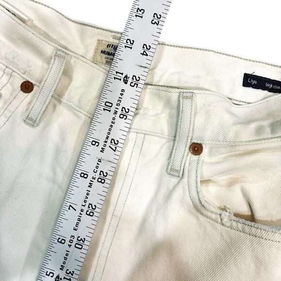 Citizens Of Humanity Cream Ankle Jeans - Picture 12 of 13